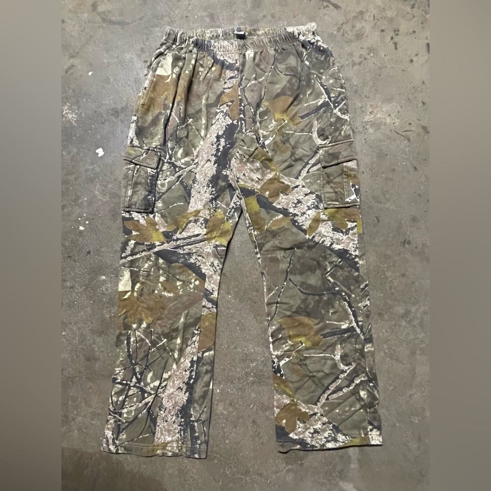 Vintage Northern Craft Real Tree Camouflage Cargo Sweatpants Size 32/34